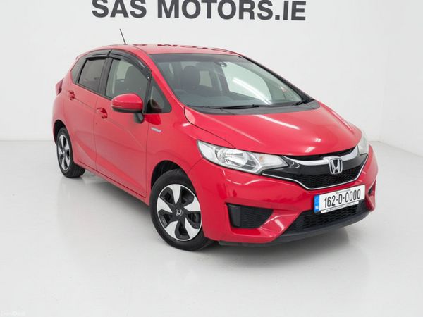 Honda Fit Hatchback, Petrol Hybrid, 2016, Red