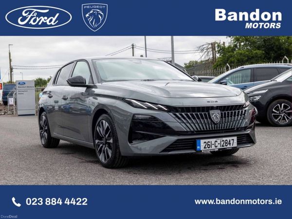 Peugeot 308 Hatchback, Petrol Hybrid, 2026, Grey