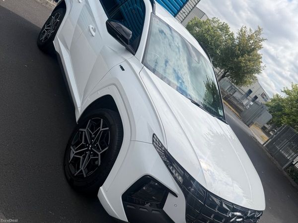 Hyundai Tucson SUV, Petrol Hybrid, 2022, White