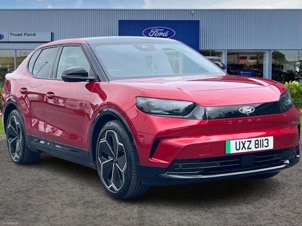 Ford Capri SUV, Electric, 2025, Red