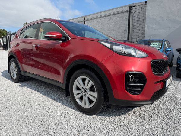 Kia Sportage SUV, Diesel, 2017, Red