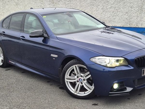 BMW 5-Series Saloon, Diesel, 2015, Blue
