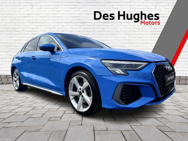 Audi A3 Hatchback, Petrol Plug-in Hybrid, 2022, Blue