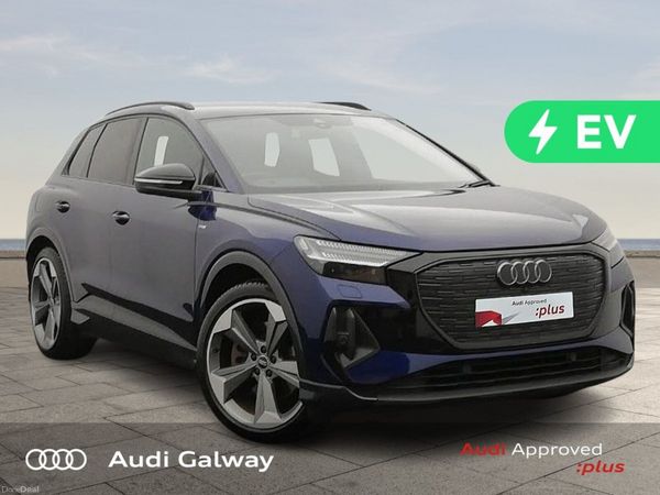 Audi Q4 e-tron SUV, Electric, 2024, Blue