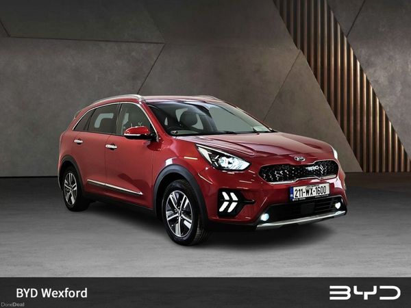 Kia Niro SUV, Petrol Plug-in Hybrid, 2021, Red