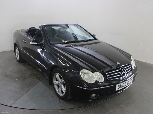 Mercedes-Benz CLK Convertible, Petrol, 2005, Black