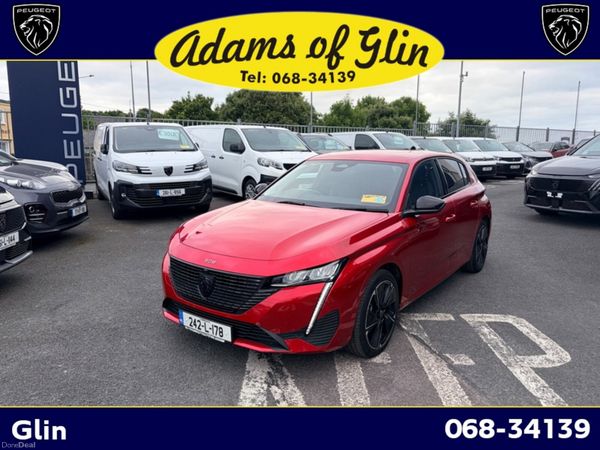 Peugeot 308 Hatchback, Electric, 2024, Red