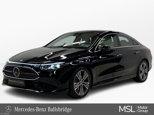 Mercedes-Benz CLA Saloon, Petrol Hybrid, 2026, Black