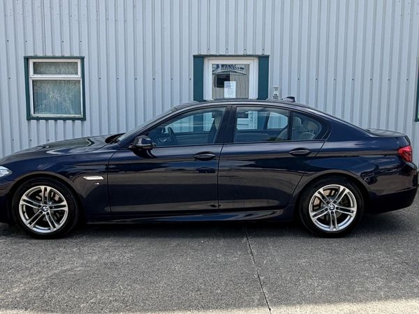 BMW 5-Series Saloon, Diesel, 2015, Blue
