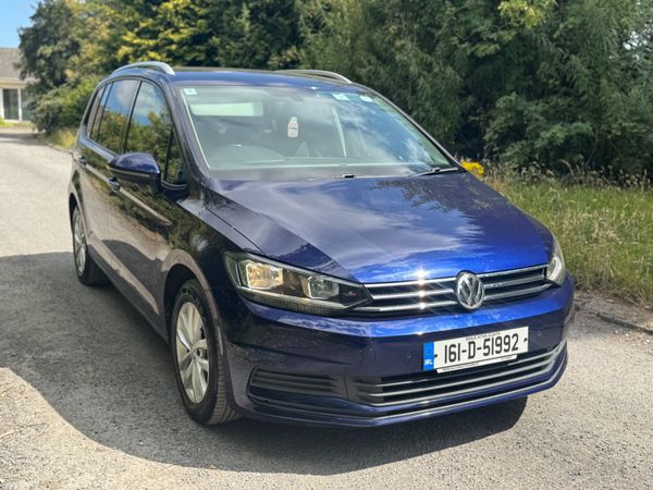 Volkswagen Touran MPV, Diesel, 2016, Blue
