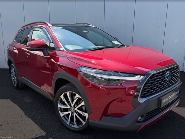 Toyota Corolla Cross SUV, Petrol Hybrid, 2023, Red