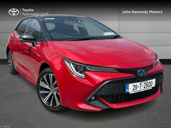 Toyota Corolla Hatchback, Petrol Hybrid, 2021, Red