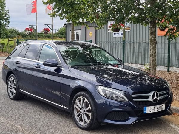 Mercedes-Benz C-Class Estate, Petrol Plug-in Hybrid, 2016, Blue