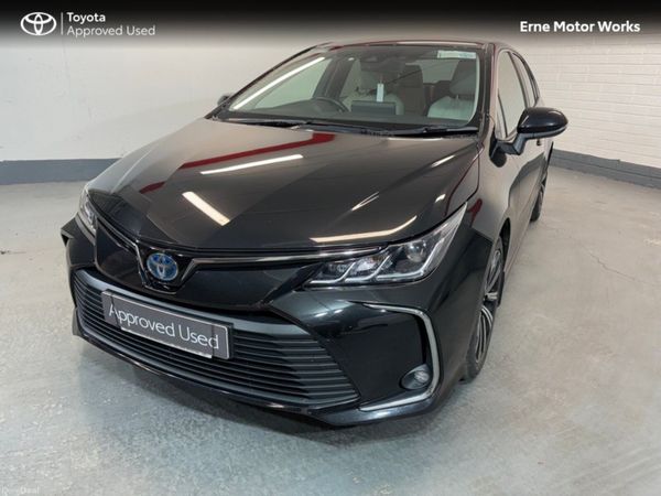 Toyota Corolla Saloon, Petrol Hybrid, 2022, Black