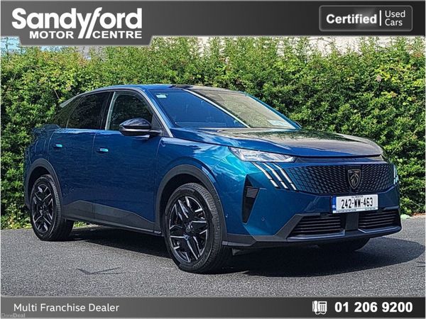 Peugeot 3008 MPV, Petrol Hybrid, 2024, Blue