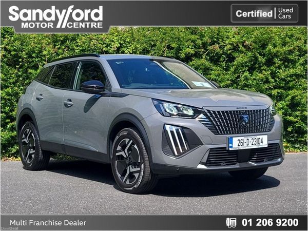 Peugeot 2008 SUV, Petrol Hybrid, 2026, Grey