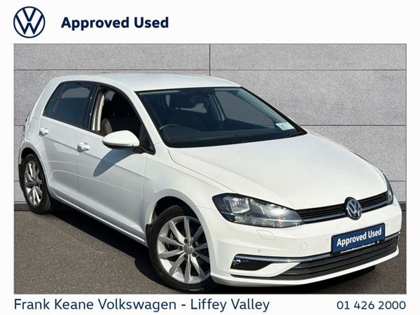 Volkswagen Golf Hatchback, Petrol, 2018, White