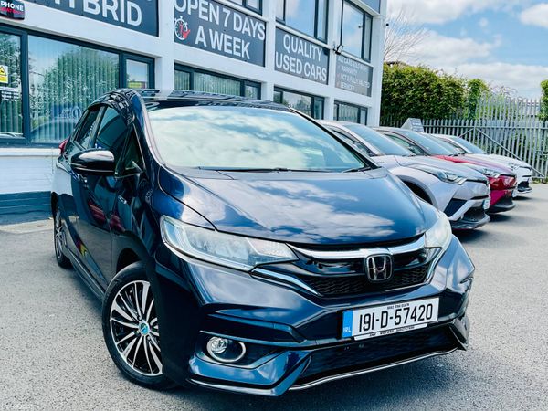 Honda Fit Hatchback, Petrol Hybrid, 2019, Black