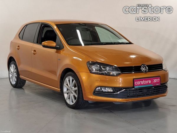 Volkswagen Polo Hatchback, Petrol, 2017, Orange