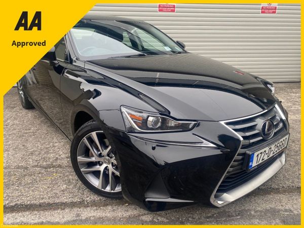Lexus IS Saloon, Petrol Hybrid, 2017, Black