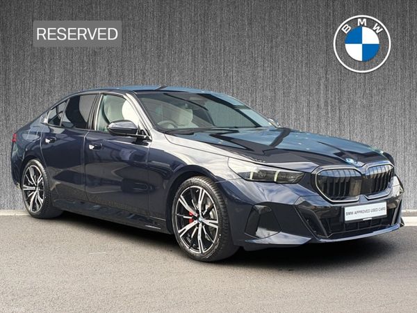 BMW 5-Series Saloon, Petrol Plug-in Hybrid, 2026, Black