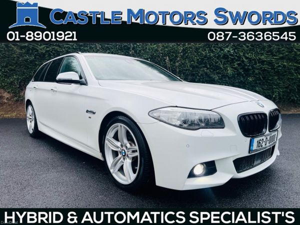 BMW 5-Series Estate, Diesel, 2016, White