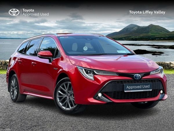 Toyota Corolla Estate, Petrol Hybrid, 2020, Red