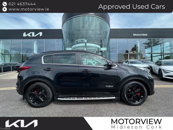 Kia Sportage SUV, Diesel Hybrid, 2021, Black