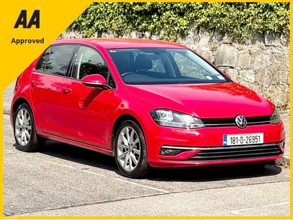 Volkswagen Golf Estate, Petrol, 2018, Red