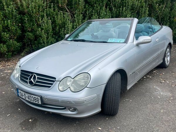 Mercedes-Benz CLK Convertible, Petrol, 2004, Silver