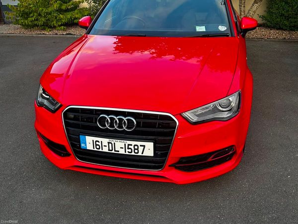 Audi A3 Saloon, Diesel, 2016, Red