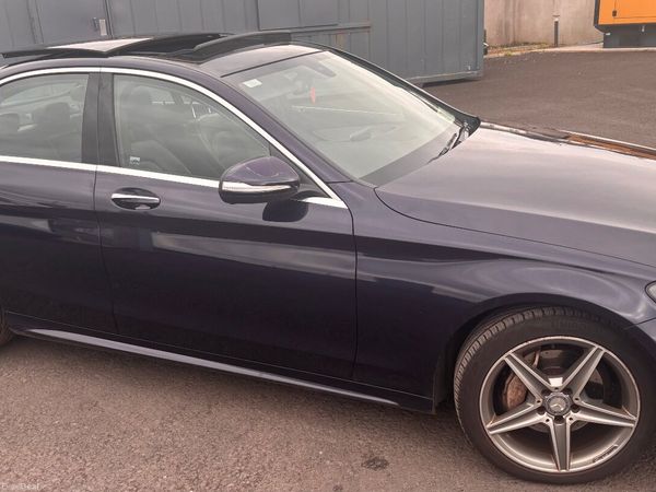 Mercedes-Benz C-Class Saloon, Diesel, 2015, Blue