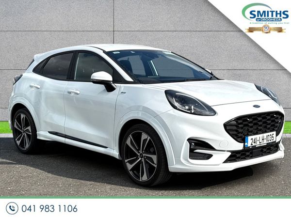 Ford Puma MPV, Petrol Hybrid, 2024, White