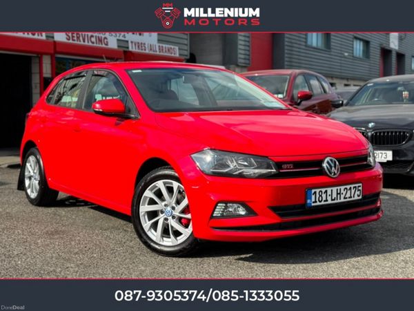 Volkswagen Polo Hatchback, Petrol, 2018, Red