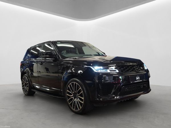 Land Rover Range Rover Sport SUV, Petrol Plug-in Hybrid, 2021, Black