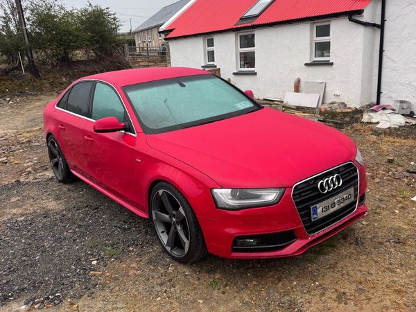 Audi A4 Saloon, Diesel, 2013, Red