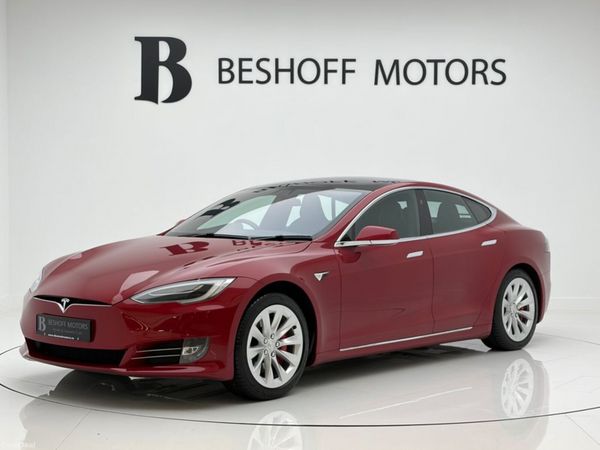 Tesla Model S Hatchback, Electric, 2018, Red