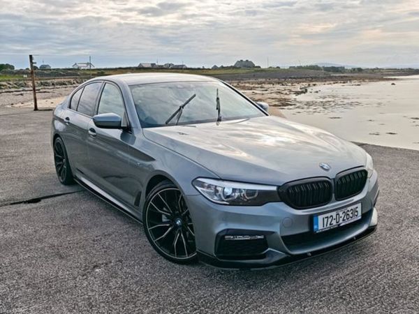 BMW 5-Series Saloon, Diesel, 2017, Blue
