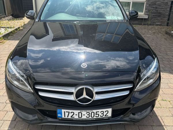 Mercedes-Benz C-Class Saloon, Petrol Plug-in Hybrid, 2017, Black