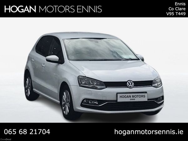Volkswagen Polo Hatchback, Petrol, 2017, White