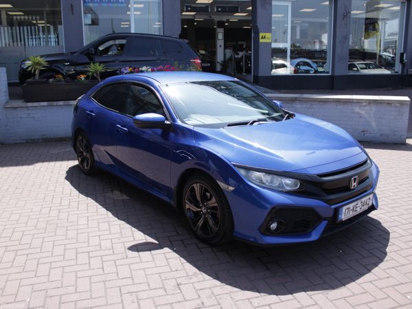Honda Civic Hatchback, Petrol, 2017, Blue