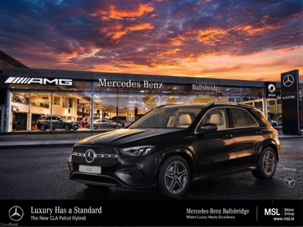Mercedes-Benz GLE SUV, Diesel Plug-in Hybrid, 2026, Black