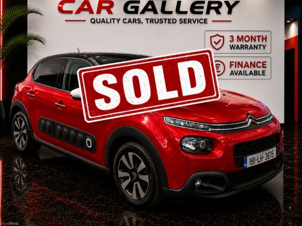 Citroen C3 Hatchback, Petrol, 2018, Red