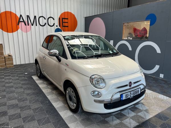 Fiat 500 Hatchback, Petrol, 2016, Beige