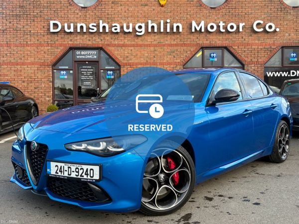 Alfa Romeo Giulia Saloon, Petrol Hybrid, 2024, Blue