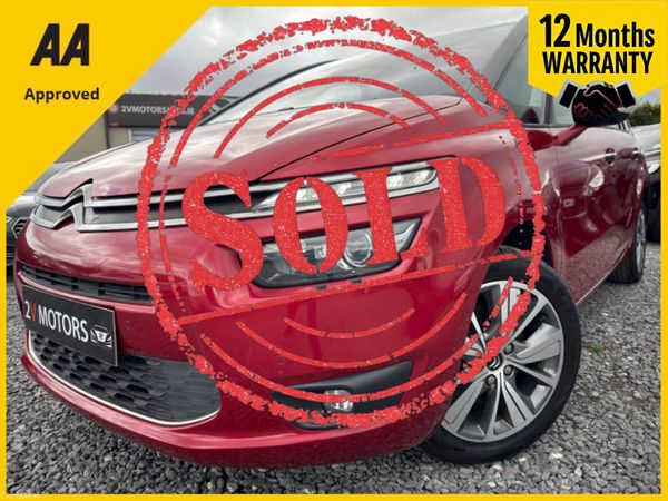Citroen Grand C4 Picasso MPV, Petrol, 2017, Red