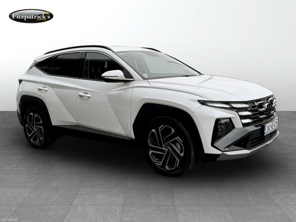 Hyundai Tucson SUV, Petrol Hybrid, 2024, White