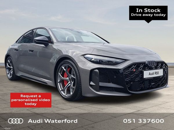 Audi RS5 Saloon, Petrol Plug-in Hybrid, 2026, Grey