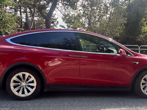 Tesla Model X MPV, Electric, 2020, Red