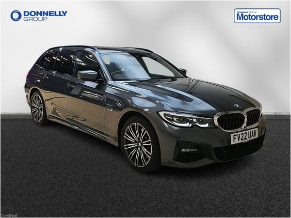 BMW 3-Series Estate, Petrol Hybrid, 2022, Grey